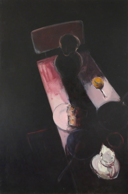 Two Jug Conversation I 2022  Oil on Canvas. 153cm x 102cm (60in x 40in)